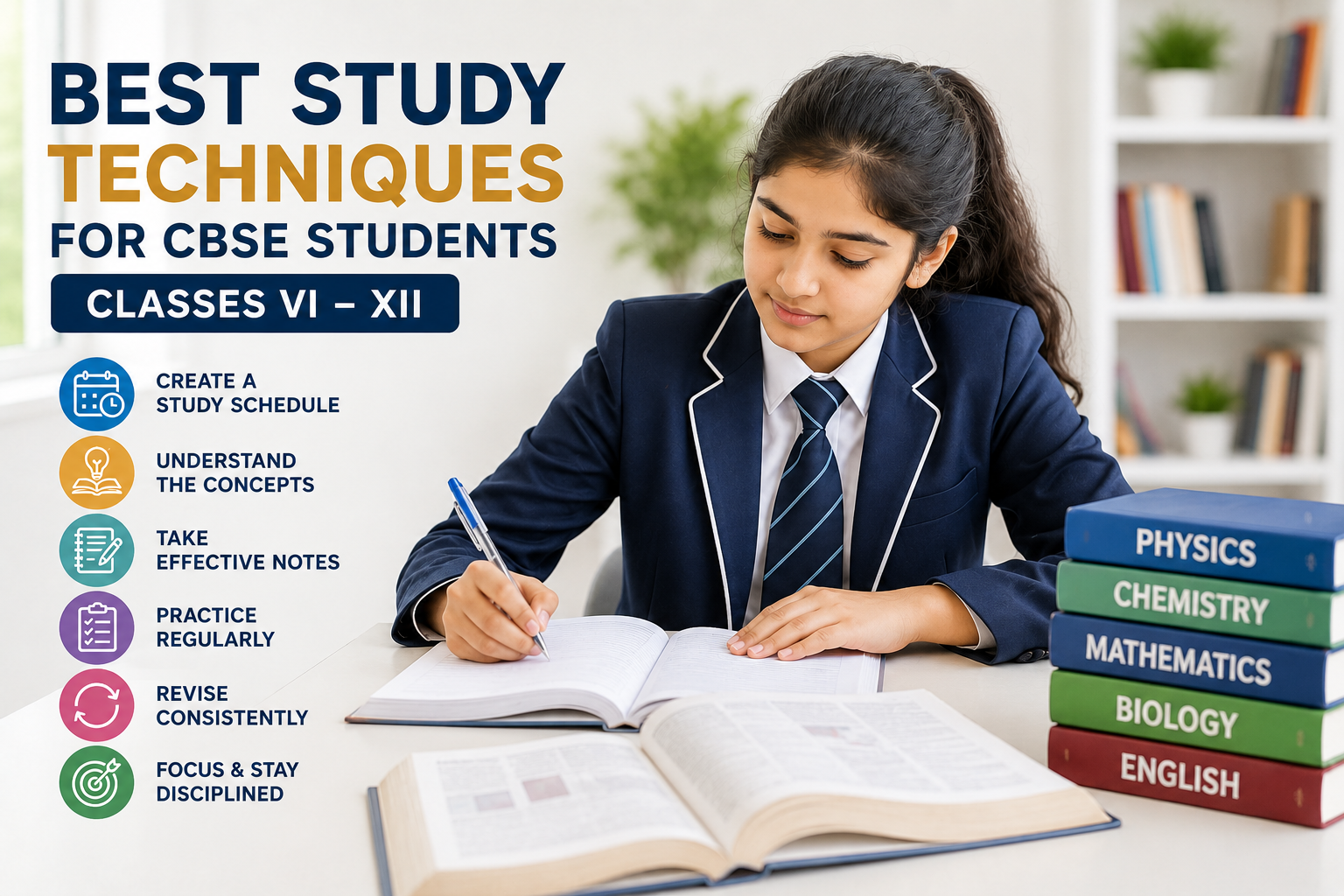 Best Study Techniques for CBSE Students from Classes VI&ndash;XII
